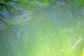 Abstract defocused background with texture of water waves in green blue tones Royalty Free Stock Photo