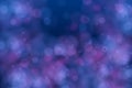 Abstract defocused circular blue bokeh lights background. Magic background. EPS 10 Royalty Free Stock Photo