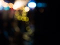 Abstract defocused colorful light bokeh. You can drastically alter the look and feel of any photo Royalty Free Stock Photo