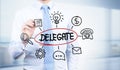 Abstract delegate sketch Royalty Free Stock Photo