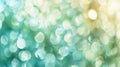 Abstract delicate blur bokeh background with sky blue, pale yellow, ivory white colors