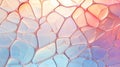 Abstract delicate multicolored mosaic of frosted glass in soft ambient light