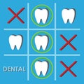 Abstract dental illustration of teeth
