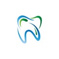 Abstract dental vector logo