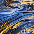 An abstract depiction of flowing water, capturing its fluidity and tranquility2, Generative AI