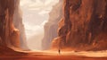 Abstract Desert Wanderings: A Stunning Impressionistic Illustration By Kieron Gillen