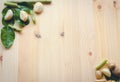 Abstract design background vegetables on a wooden background. Royalty Free Stock Photo