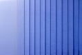 Abstract design background of vertical blinds in shades of blue Royalty Free Stock Photo