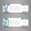 Abstract design banner background. Web banner templates.