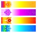 Abstract design banners Royalty Free Stock Photo