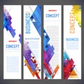 Abstract design banners vector template design Royalty Free Stock Photo