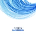 abstract design blue business technology colorful wave vector background Royalty Free Stock Photo