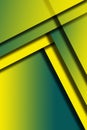 A yellow-green gradient background with diagonal tinted stripes.