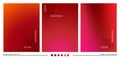 Abstract design business template color gradient red and dark maroon, applicable for website banner, poster sign corporate, header