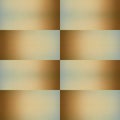 abstract design of collage from an opaque glass image with indirect light in brown and blue colors, background and texture