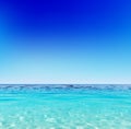 Abstract Design Creativity Background of Blue Sea