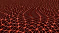 Conceptual grid on the subject of space, technologies, network, conections