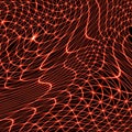 Conceptual grid on the subject of space, technologies, network, conections