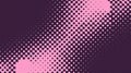 Gradient Halftone Pattern With Pink Circles on Dark Background Royalty Free Stock Photo