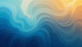 Abstract design featuring smooth, undulating waves in a gradient of blue