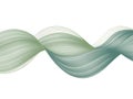 Abstract design featuring undulating, overlapping waves in varying shades of green and blue Royalty Free Stock Photo