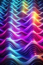 Abstract ultraviolet glowing waves background Royalty Free Stock Photo