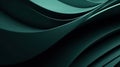 Abstract design of green silk waves, creating a mesmerizing visual aesthetic