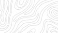 Abstract Design with Lines Topographic Map Contour Banner Background.Vector Illustration Royalty Free Stock Photo