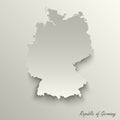 Abstract design map Federal Republic of Germany template