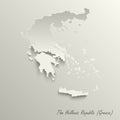 Abstract design map the Hellenic Republic template