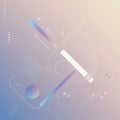 Abstract design with overlapping geometric shapes and soft gradient tones. Features