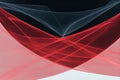 Abstract Design Shows Red and Black Color Fields Creating a Dynamic Layout With Intersecting Lines Royalty Free Stock Photo