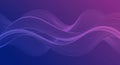 Abstract design with wavy lines creating a flowing pattern across a gradient Royalty Free Stock Photo
