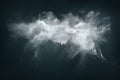 Diseño de blanco polvo nube 