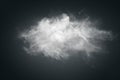 Abstract design of white powder cloud Royalty Free Stock Photo