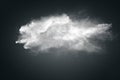 Abstract design of white powder cloud Royalty Free Stock Photo