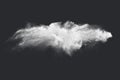 Abstract design of white powder snow cloud