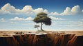 Surreal Soil: A Realistic Painting With A Surreal Twist