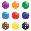Abstract designe elements set. Colored spheres with a gradient Royalty Free Stock Photo