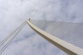 Abstract detail of the Assut de l`Or Bridge in Valencia