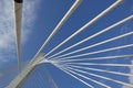 Abstract Detail of Millennium Bridge in Podgorica Royalty Free Stock Photo