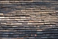 Abstract Detail of Old Slate Roof Tiles