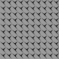 Abstract diagonal bricks seamless pattern. Vector illustration Royalty Free Stock Photo
