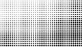 Diagonal Halftone Fading Dot Pattern Royalty Free Stock Photo