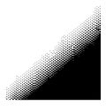 Abstract diagonal halftone pattern Royalty Free Stock Photo