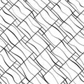 Abstract diagonal lines. Seamless pattern line. Monochrome geometric design for prints. Repeated modern stylish texture. Black and Royalty Free Stock Photo