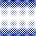Abstract diagonal square pattern background - vector design from blue squares Royalty Free Stock Photo