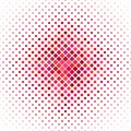 Abstract diagonal square pattern background - vector design from squares in red tones Royalty Free Stock Photo