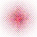 Abstract diagonal square pattern background - vector design from squares in red tones Royalty Free Stock Photo