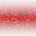 Abstract diagonal square pattern background - vector graphic design from red squares Royalty Free Stock Photo